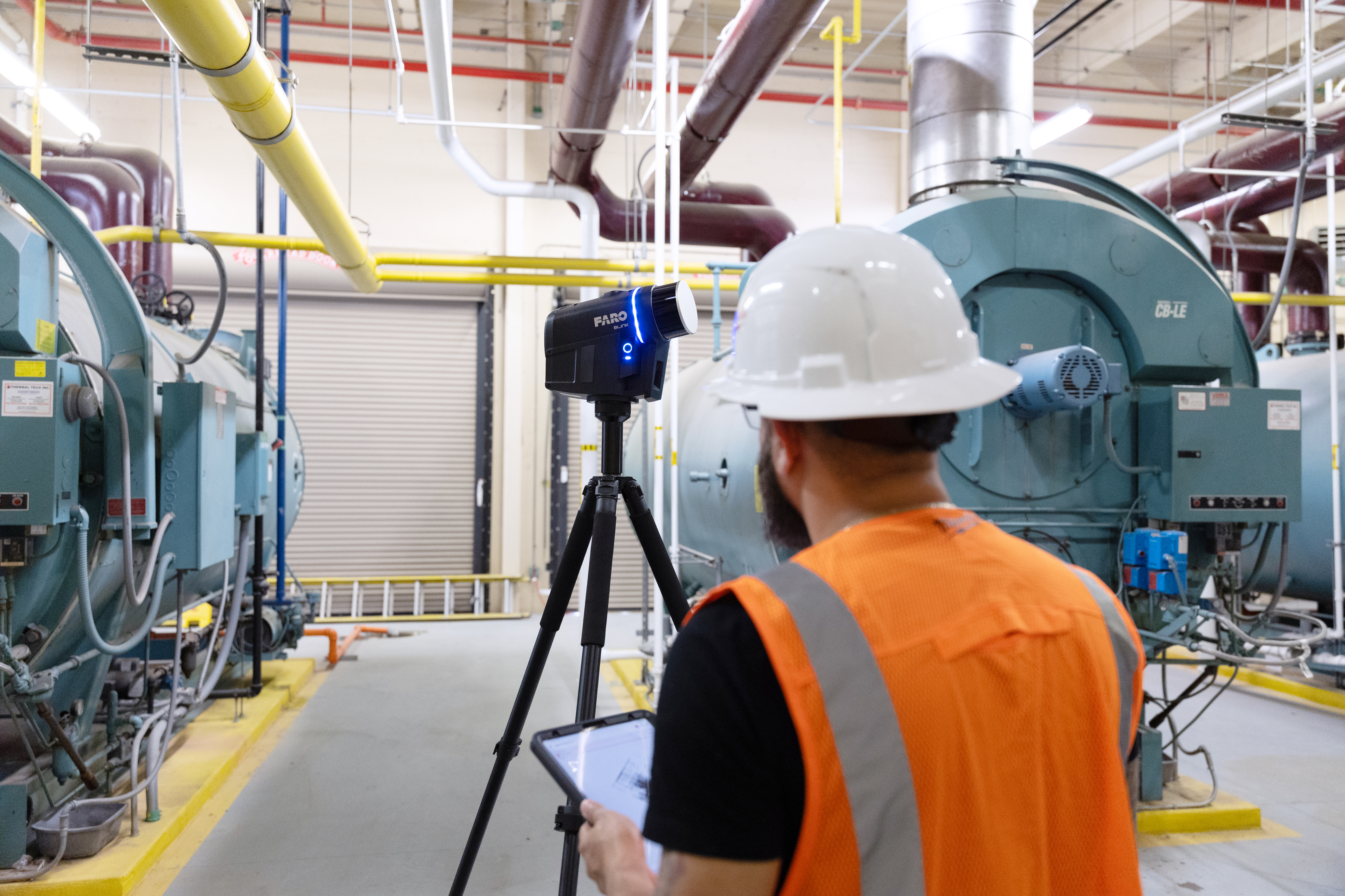 FARO Blink v technickej miestnosti